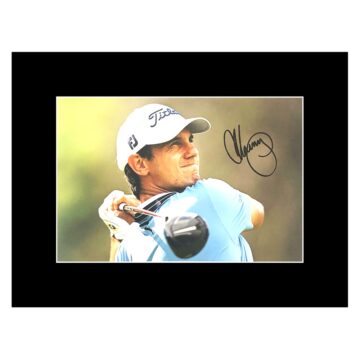 Signed Matteo Manassero Photo Display 16x12 - Golf Icon Autograph
