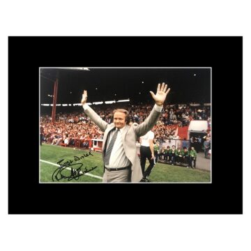 Signed Ron Atkinson Photo Display 16x12 - Manchester United Icon