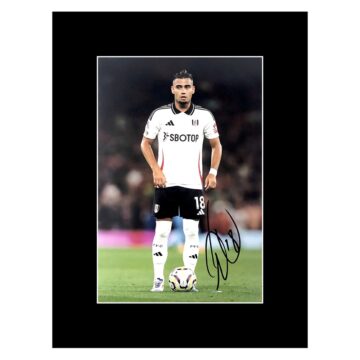 Signed Andreas Pereira Photo Display 16x12 - Fulham F.C. Icon