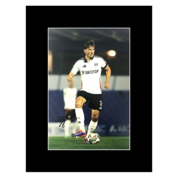 Signed Sander Berge Photo Display 16x12 - Fulham F.C. Autograph