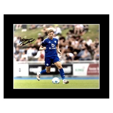 Signed Kasey McAteer Photo Display 12x10 - Leicester City F.C. Icon