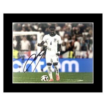Signed Marc Guehi Photo Display 12x10 - England Euro 2024