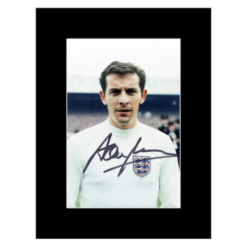 Signed Alan Mullery Photo Display 12x10 - England Icon