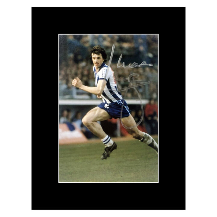 Signed Mark Lawrenson Photo Display 12x10 - Brighton & Hove Albion Icon