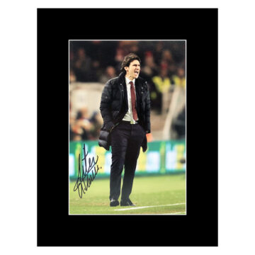 Signed Aitor Karanka Photo Display 12x10 - Middlesbrough FC Icon