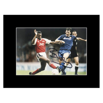 Autograph Bryan Robson Photo Display 8x6 - Manchester United FC