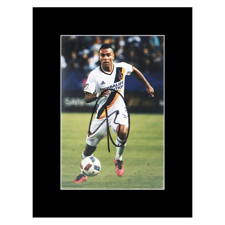 Signed Ashley Cole Photo Display 8x6 - LA Galaxy Icon