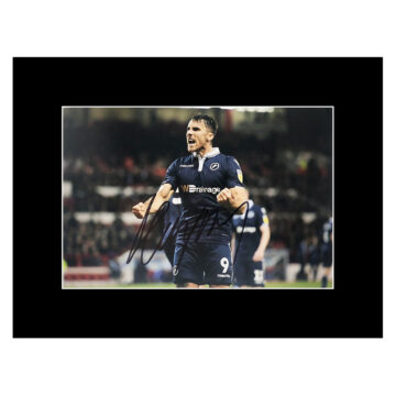 Signed Lee Gregory Photo Display 8x6 - Millwall Icon Autograph