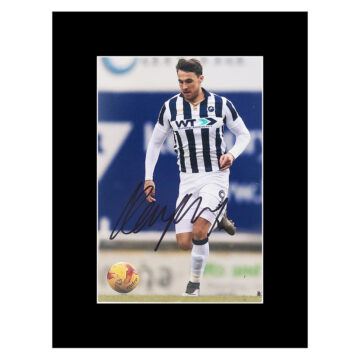Signed Lee Gregory Photo Display 8x6 - Millwall Icon
