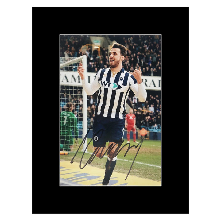 Signed Lee Gregory Photo Display 8x6 - Millwall Football Club