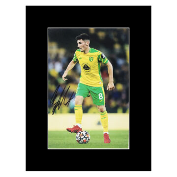 Signed Billy Gilmour Photo Display 8x6 - Norwich City Icon