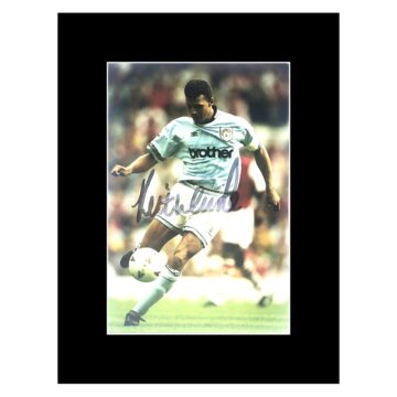 Signed Keith Curle Photo Display 8x6 - Manchester City Football Club