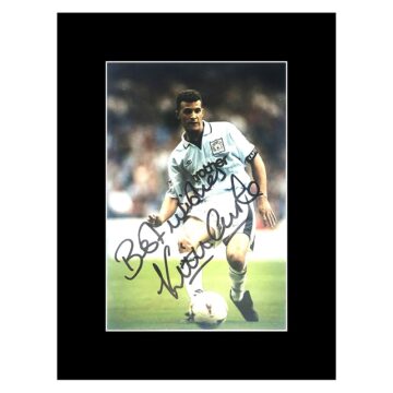 Signed Keith Curle Photo Display 8x6 - Manchester City Autograph