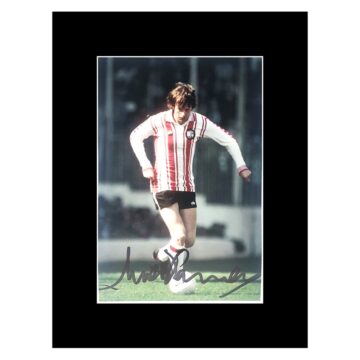 Signed Mick Channon Photo Display 8x6 - Southampton F.C. Icon