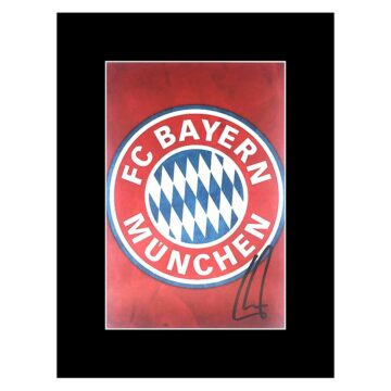 Autograph Philipp Lahm Photo Display 8x6 - FC Bayern Munich Icon