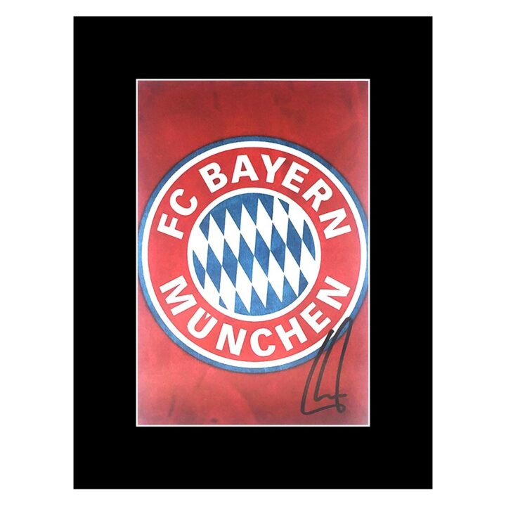Autograph Philipp Lahm Photo Display 8x6 - FC Bayern Munich Icon