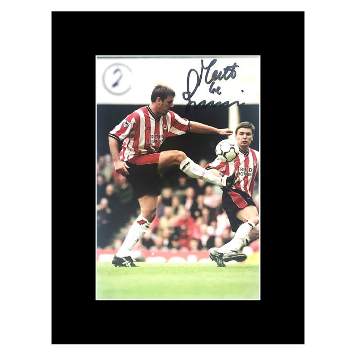Matt Le Tissier Signed Photo Display 8x6 - Southampton Genuine Autograph