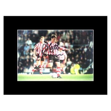 Autograph Matt Le Tissier Photo Display 8x6 - Southampton F.C. Legend