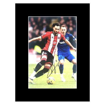 Signed Ben Brereton Diaz Photo Display 8x6 - Sheffield United F.C. Icon