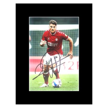 Signed Chris Martin Photo Display 8x6 - Bristol City FC Icon
