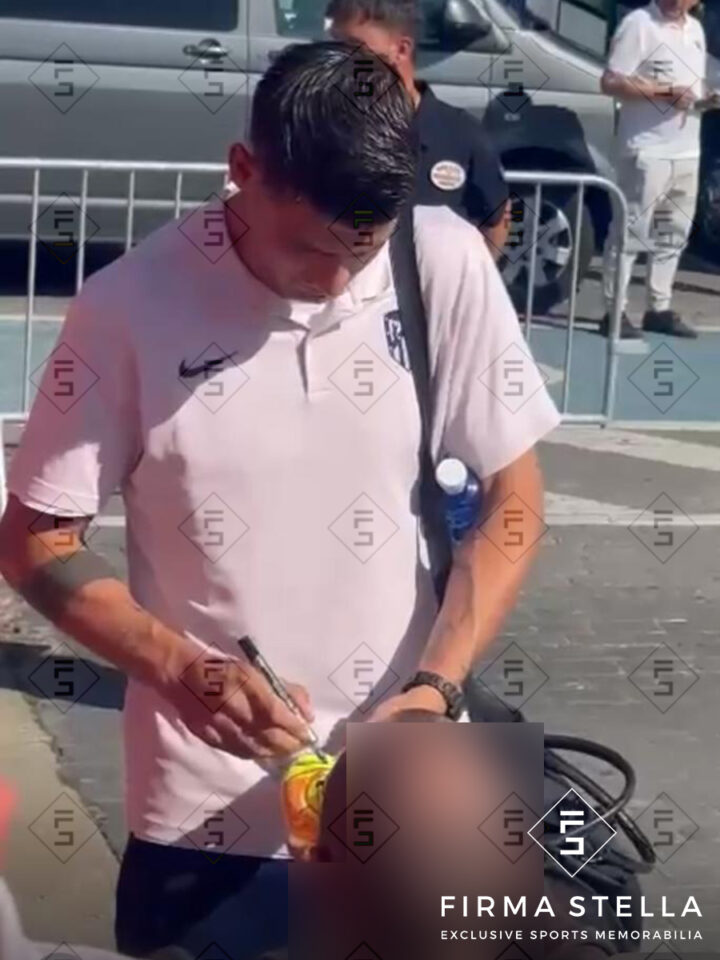 Signed Alvaro Morata Boot - Champions League Winner 2017