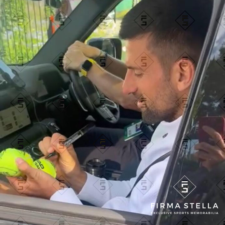 Signed Novak Djokovic Framed Tennis Ball - US Open Winner 2018