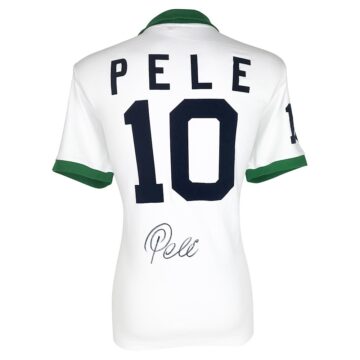 Signed Pele Shirt - New York Cosmos Icon