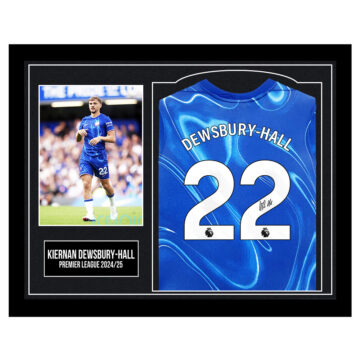 Framed Kiernan Dewsbury-Hall Signed - Premier League 2024/25