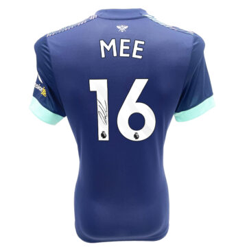 Signed Ben Mee Away Shirt - Brentford FC Icon