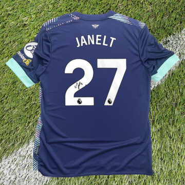 Signed Vitaly Janelt Away Shirt - Brentford Football Club