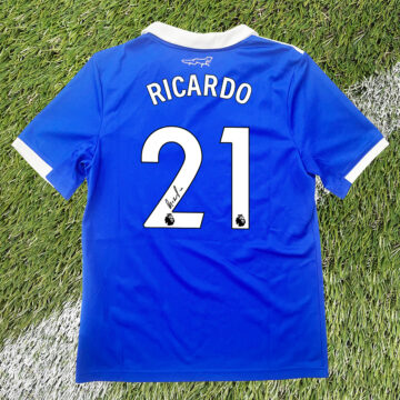 Signed Ricardo Pereira Shirt - Leicester City Icon
