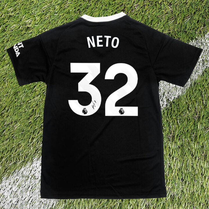 Neto Signed Shirt - Arsenal Football Club Autograph