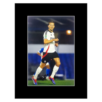 Sander Berge Signed Photo Display 16x12 - Fulham F.C. Icon