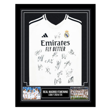 Signed Real Madrid Femenino Framed Shirt - Liga F 2024/25