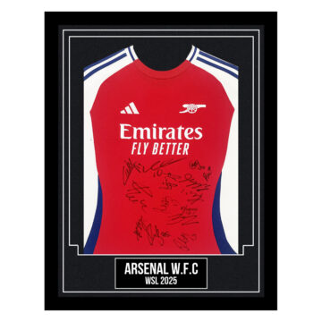 Arsenal W.F.C. Signed Framed Shirt - WSL 2025