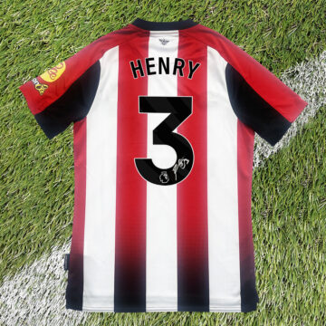 Signed Rico Henry Shirt - Premier League 2024/25