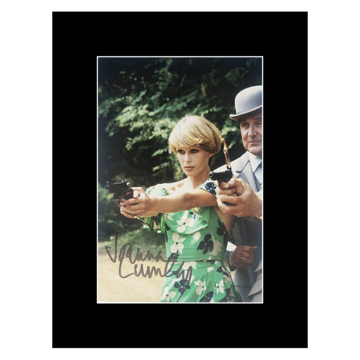 Joanna Lumley Signed Photo Display - 8x6 The New Avengers Autograph