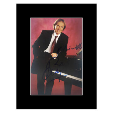 Signed Richard Clayderman Photo Display - 8x6 Music Icon