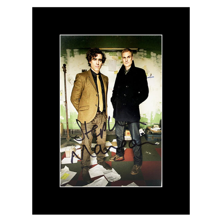 Signed Stephen Mangan Photo Display - 8x6 TV Icon