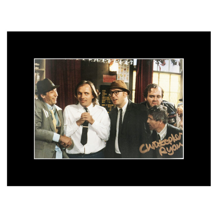 Christopher Ryan Signed Photo Display - 8x6 Bottom Icon Autograph