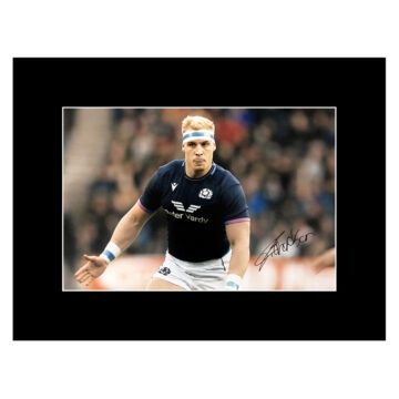 Signed Dylan Richardson Photo Display - 16x12 Scotland Rugby Autograph