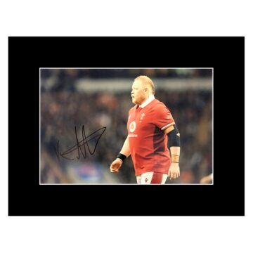 Signed Keiron Assiratti Photo Display - 16x12 Wales Rugby Icon