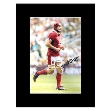 Signed James Botham Photo Display - 16x12 Wales Rugby Icon