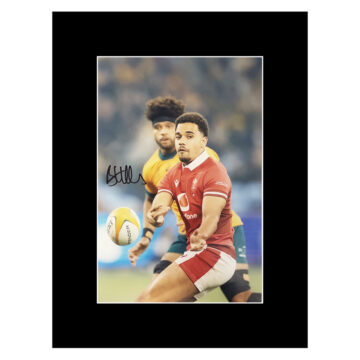 Signed Ben Thomas Photo Display - 16x12 Wales Rugby Icon