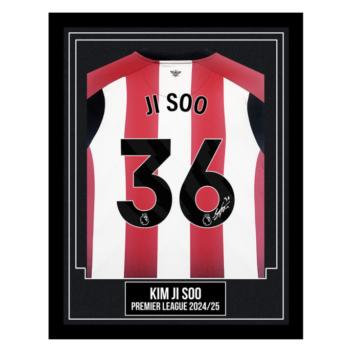 Kim Ji Soo Signed Framed - Premier League 2024/25