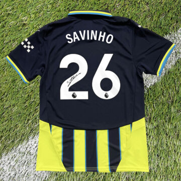 Signed Savinho Away Shirt - Premier League 2025