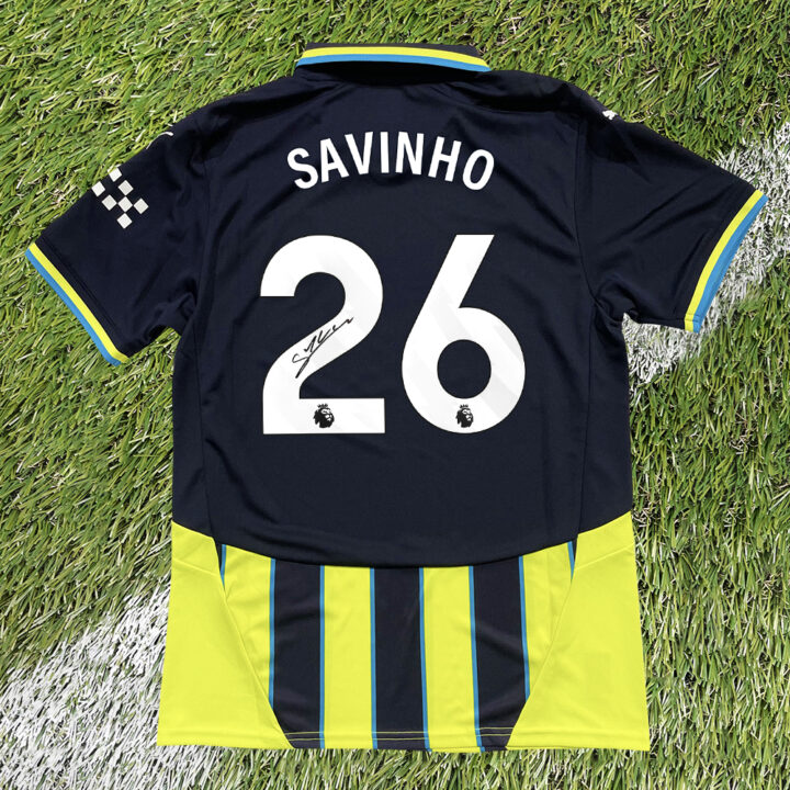 Signed Savinho Away Shirt - Premier League 2025