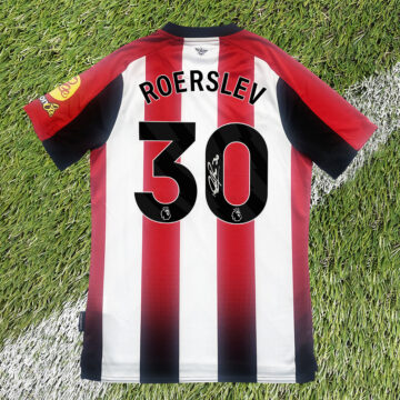 Signed Mads Roerslev Shirt - Premier League 2024/25