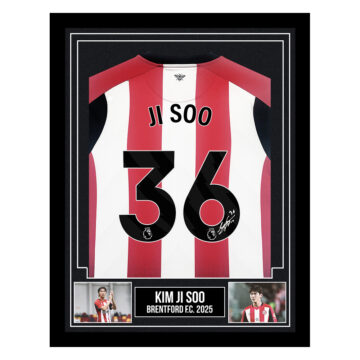 Signed Kim Ji Soo Framed - Brentford F.C. 2025