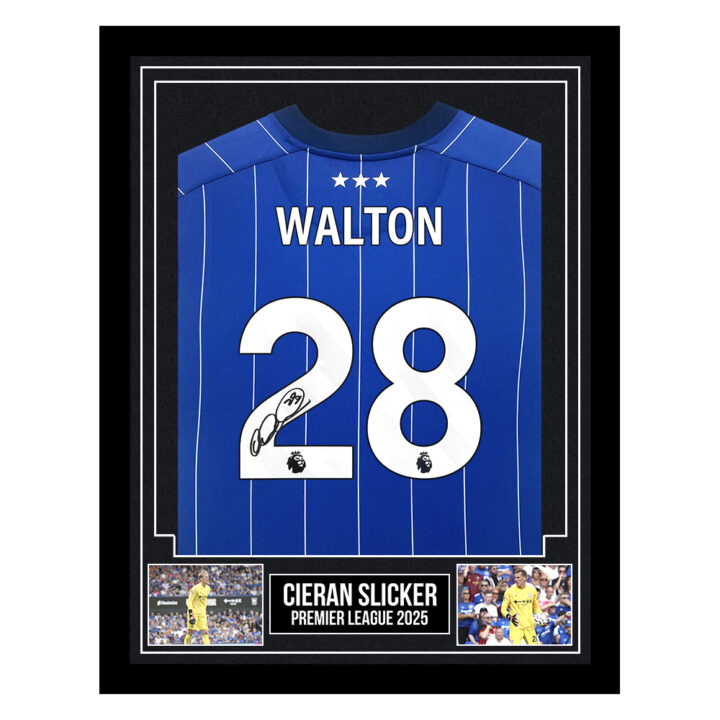 Signed Christian Walton Framed Shirt - Premier League 2025